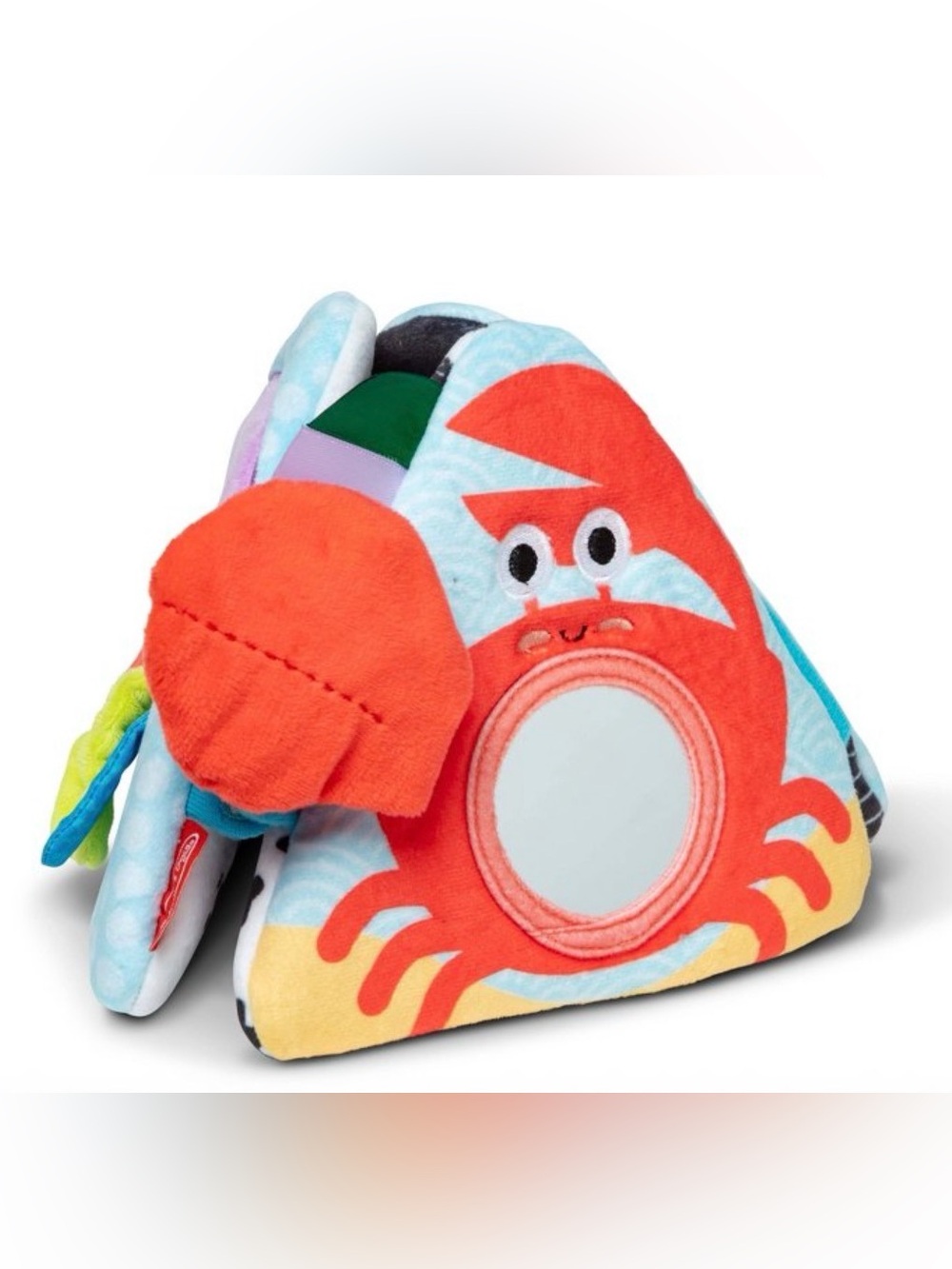 Melissa & Doug Ocean Tummy Time Double-Sided Foldout Triangle - EUC